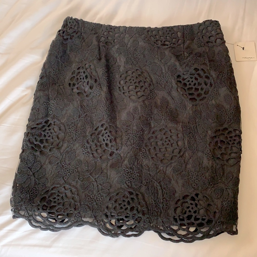 Halogen Black Lace Skirt